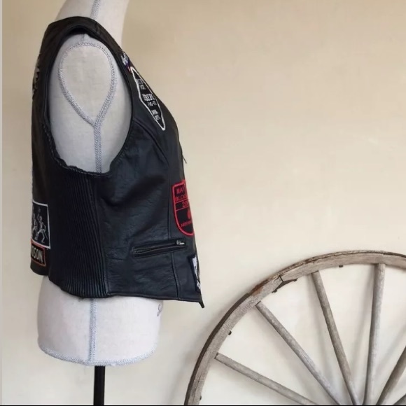 MOTO VEST🦅Harley Davidson Grateful Dead Freedom - Picture 6 of 12